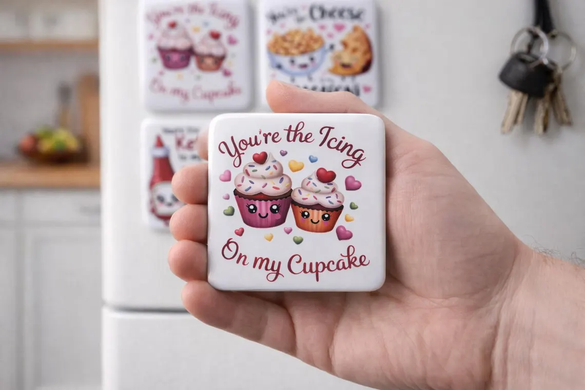 Grappige Food Liefde Magneten - Set van 4 - Image 3