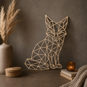 Geometrische Vos Wall Art