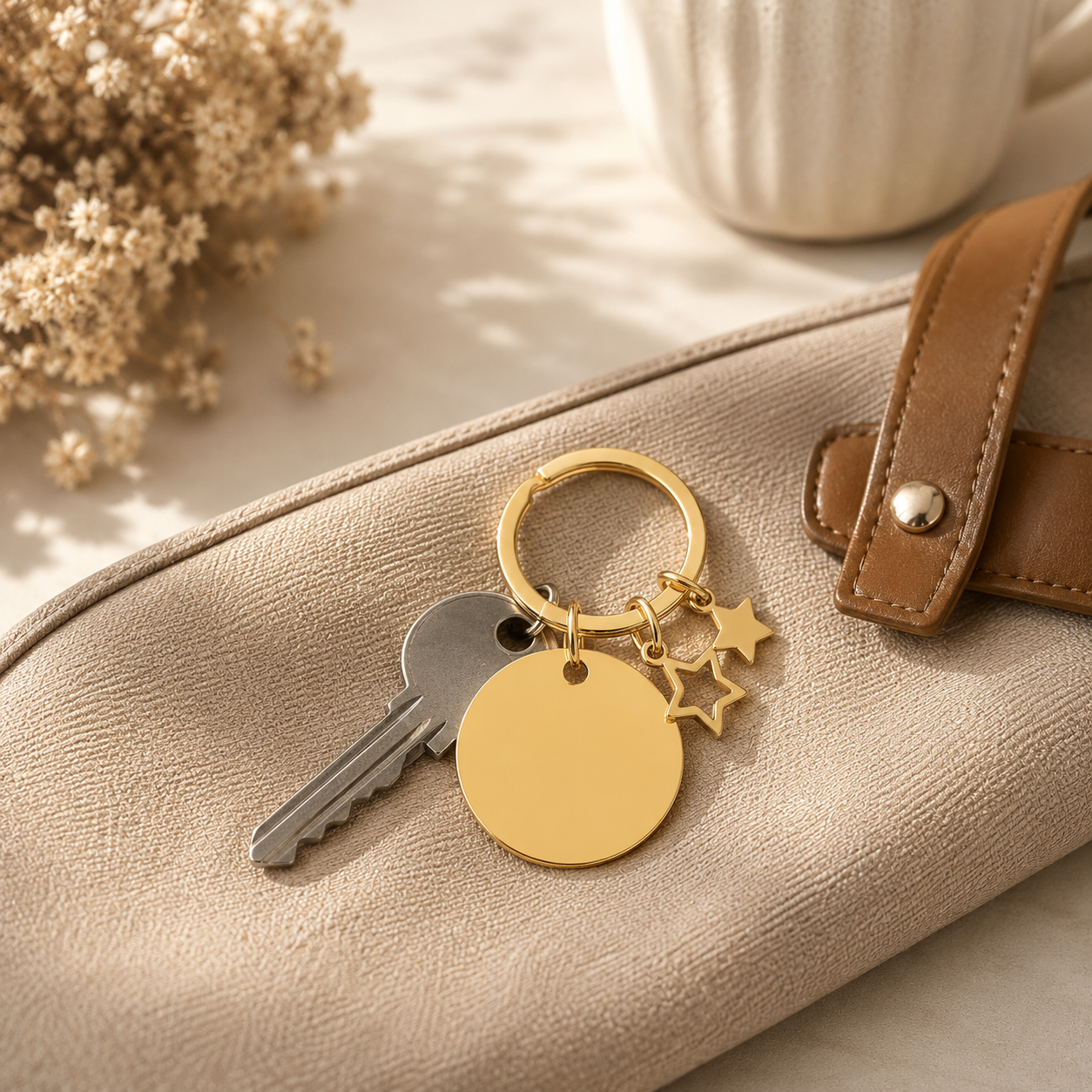 Graveerbare sleutelhanger met Sterretjes - Image 4